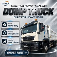 Camion benne SINOTRUCK reconditionné, poids lourd 6X4 10 roues, 30 tonnes, Euro 2, avec caméra arrière, pour l'exploitation minière