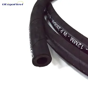 高品质黑色耐油合成橡胶软管SAE 100 R12耐腐蚀钢丝螺旋液压软管