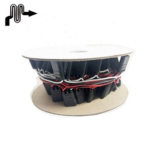 듀얼 컬러 3 LED 이중 클리어런스 마커 라이트 스테인레스 스틸 베젤 페니 조명 용 암 커넥터가있는 3 핀 플러그 와이어 - Product Image 4