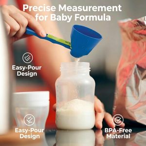Wholesale Reusable Kitchen Plastic <b>Measuring</b> <b>Spoons</b> Powder Funnel Set - Product Image 5