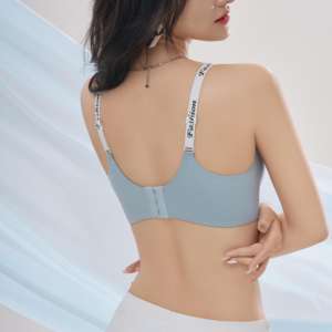 Soutien-gorge sans couture anti-affaissement de haute qualité, avec lettres tricotées, ajustable, effet push-up, sans armatures, pour petites poitrines - Product Image 3