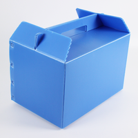 Vente directe de boîte en plastique ondulé pp boîte de panneaux en nid d'abeille PP boîte en plastique