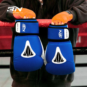 Sarung Tinju BN Logo Kustom Grosir Sarung Tinju Kulit PU Latihan Tendangan Sarung Tinju <span class=keywords><strong>Pink</strong></span> untuk Dewasa - Product Image 5