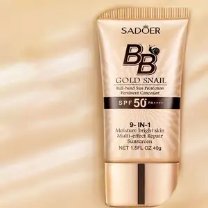 OEM SADOER korean cosmetics snail BB repair concealer waterproof sunscreen primer isolation foundation cream