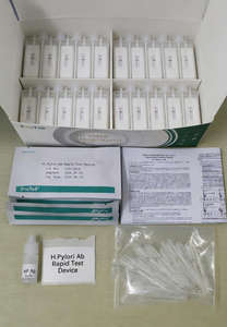 OEM <span class=keywords><strong>H</strong></span>. <span class=keywords><strong>Pylori</strong></span> 항체 검출 키트 (손가락 혈액/혈청/혈장용) 15분 신속 검사 - Product Image 4