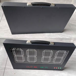 단면 비 양면 수동 제어 전자 Led 4 디지털 휴대용 축구 대체 보드 디스플레이 - Product Image 4