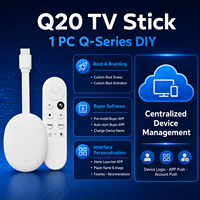 Q20 Stick H618 2GB 16GB 4K Android 12 Double WIFI6 BT 5.0 Lecteur TV Compact Lemon avec application Dolby Launcher préinstallée OEM ODM