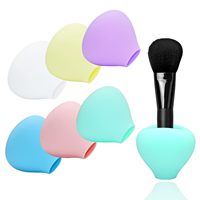 Couvre-pinceau de maquillage en silicone et protecteur pour pinceau