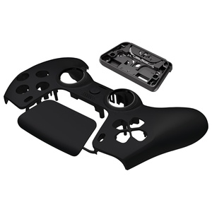 EXtremeRate Luna Redesigned Custom Soft Touch Black Front Shell Replacement for <b>PS5</b> <b>Controller</b> Repair Parts Accessories - Product Image 5