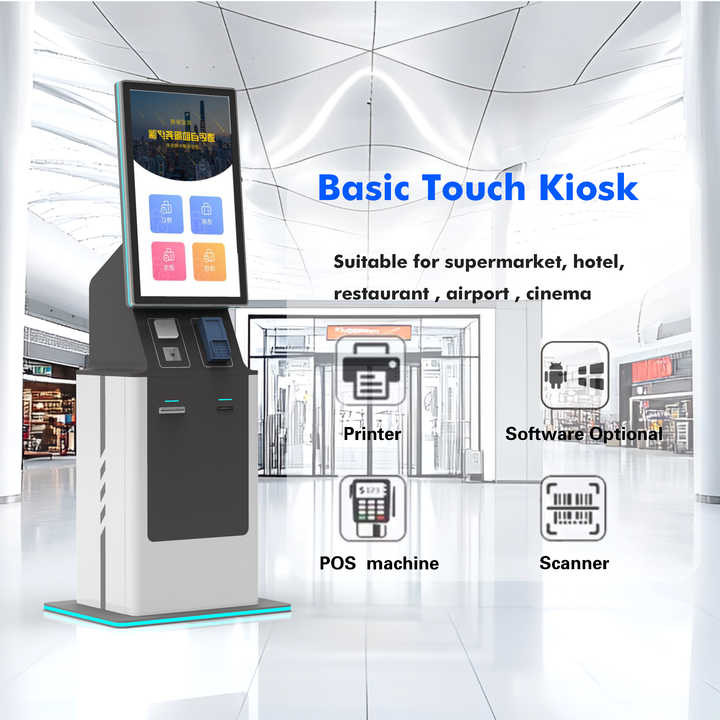 Financial Equipment Kiosk Automated Payment Machine with Card Reader ...