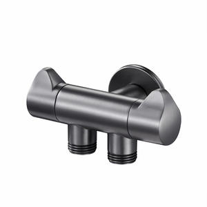 Grifo de Agua Fría Monomando de Cobre Moderno, Apertura Rápida, Válvula Angular de Disco Cerámico de 4 Puntos, Calentador de Agua para Baño Reforzado - Product Image 3