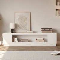 Meuble TV moderne et contemporain, écologique et durable, pour salon, utilisation domestique