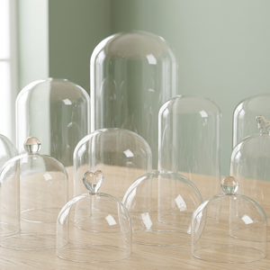 Borosilicate Glass Cloche <b>Bell</b> Dome Transparent Customizable Europe Origin Tabletop Home Decor - Product Image 3