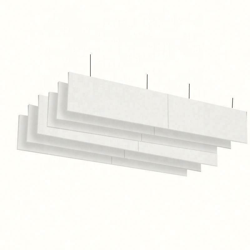 Eco Friendly High Absorption Fiberglass Ceiling Panels Sound Absorbing ...
