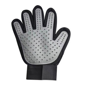 Gant de toilettage pour animaux de compagnie Xintu, en TPR, à cinq doigts, brosse de massage pour chat, accessoires de toilettage et de nettoyage pour chats à poils courts - Product Image 1