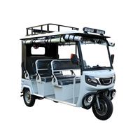 Tricycle électrique 9 places 4000W pour le tourisme, modèle Doudou, direct usine