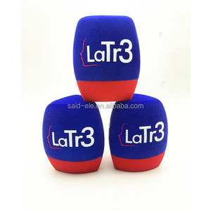L'europe <span class=keywords><strong>FM</strong></span> <span class=keywords><strong>radio</strong></span> <span class=keywords><strong>studio</strong></span> canal micro éponge mousse micro drapeaux Pare-Brise formes cutflock finition impression - Product Image 4