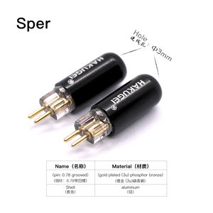 Conector de Auriculares Chapado en Oro, Clavija de Auriculares de Bronce Fosforado para Conector de Cable, Adaptador de <span class=keywords><strong>Audio</strong></span> Jack, Orificio de 3 mm, Nuevo - Product Image 5