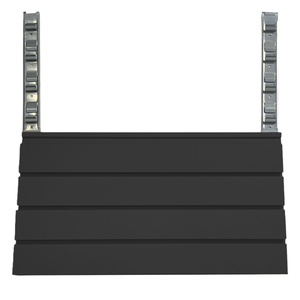 Nhiệm vụ nặng nề PVC nhà để xe slatwall Panels 4x8 feet phong cách công nghiệp rãnh Bảng điều khiển tường tấm ẩn ốc vít không thấm nước Tính năng - Product Image 5