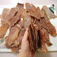 Vente en gros de collations séchées de poitrine de canard à haute teneur en protéines pour chiens Gâteries nutritionnelles pour la santé pour chiens de compagnie 100G