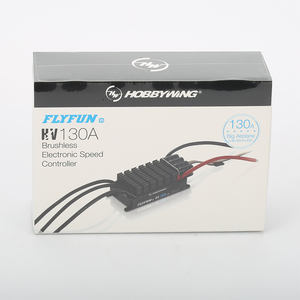 Contrôleur de vitesse électrique Hobbywing Flyfun 130A HV OPTO V5 Brushless 6-14S Lipo Esc sans BEC pour avion RC 80-<span class=keywords><strong>90MM</strong></span> <span class=keywords><strong>EDF</strong></span> - Product Image 6