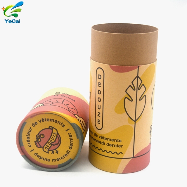 Creative Paper Tube Packaging Sustainable Paper Canister Solutions Eco Friendly Cardboard Bespoke Beauty Packaging Organic Tube