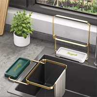 Support pliable et réutilisable pour filtre à évier en filet, durable et pratique, pour cuisine et restaurant, égouttoir à déchets