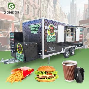 Camion de restauration rapide entièrement équipé, remorque de concession mobile de haute qualité avec cuisine complète à vendre au Ghana - Product Image 1