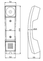 Kiosk Telefon Retro Mobil teil/China vandalen sichere öffentliche Outdoor-Mobil teil Telefone