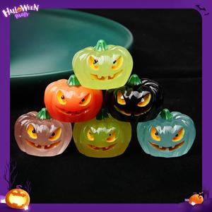 2025 New <b>Product</b> 3D Luminous Halloween Cute Pumpkin Ornament DIY Simulation Jewelry Accessories - Product Image 3