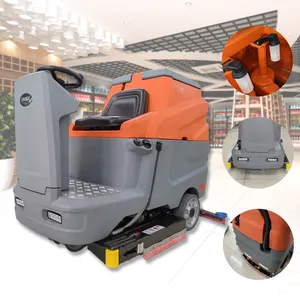 Gaoge Verified Factory A110 Industrial Cleaning Equipment Automatic Large Ride On Floor Scrubber Drier With Dual Double Brushes