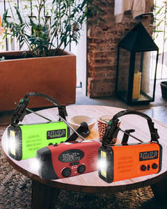 Gran oferta, 20000mAh, portátil, supervivencia de emergencia, manivela, Radio AM/FM, lámpara de lectura Solar MP3, linterna de 3 modos, plástico SOS - Product Image 6