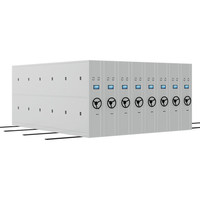 Système d'archivage manuel pour bibliothèque, armoire compacte intelligente en acier pour salle d'archives, compacteur de dossiers mobile, armoire compacte en acier pour banque