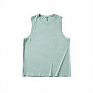 เสื้อแขนกุดถักคอกลมแขนกุดผู้ชาย, ชุดลำลอง - Product Image 1