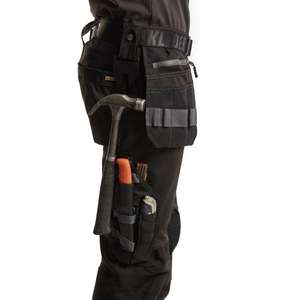 BLAKLADER - 159013439900D112 Pantalones artesanos con elástico Black - EAN 7330509622056 PANTALONES DE TRABAJO DE CARGO - Product Image 5