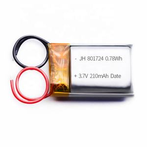 Grosir baterai <span class=keywords><strong>lithium</strong></span> <span class=keywords><strong>ion</strong></span> polimer tinggi kapasitas sel dan Putaran dalam untuk mainan RC 801724 3.7V 210mAh <span class=keywords><strong>15c</strong></span> - Product Image 4