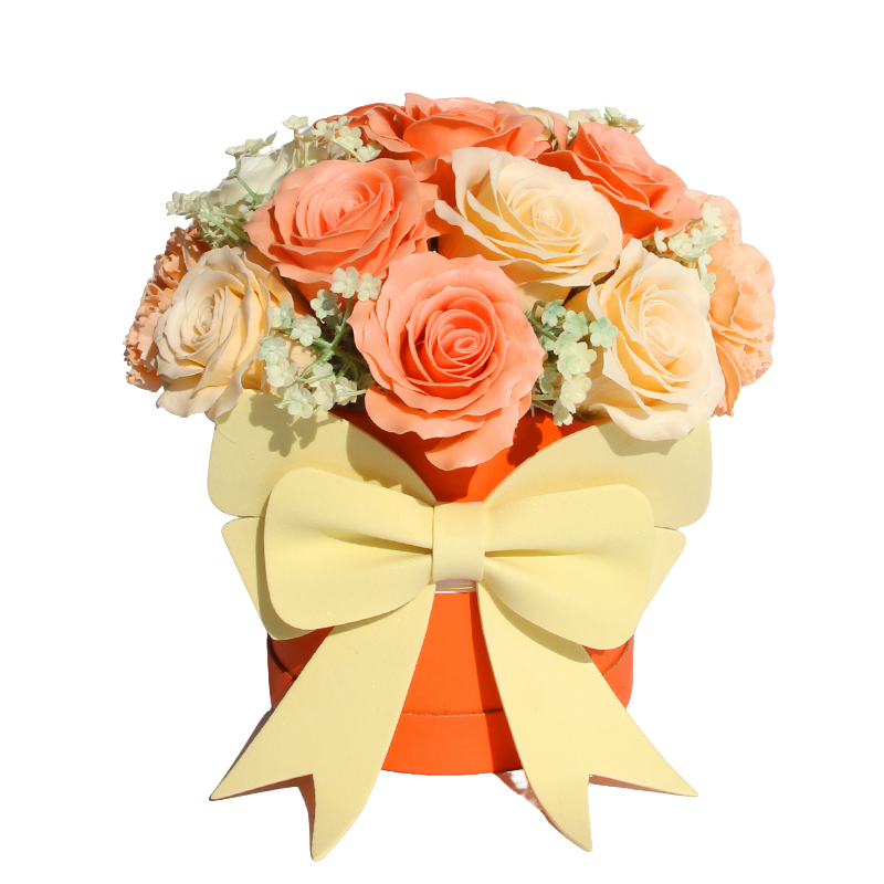 abbraccio secchiello manta-champagne arancione