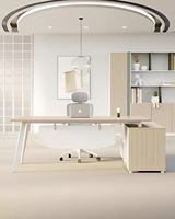 Table de bureau de direction de luxe pour immeuble commercial, fournie directement par l'usine en gros