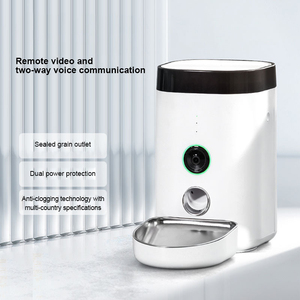 Distributeur automatique de <span class=keywords><strong>mangeoire</strong></span> pour chats avec caméra 1080P Caméra 4L wifi <span class=keywords><strong>mangeoire</strong></span> pour animaux de compagnie avec contrôle de l'application <span class=keywords><strong>support</strong></span> de <span class=keywords><strong>mangeoire</strong></span> pour chien intelligent 2.4G WiFi - Product Image 2