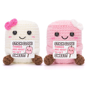 Halloween Crocheted <b>Marshmallow</b> Dolls - Handmade Positive Energy <b>Gifts</b> for Kids - Product Image 1