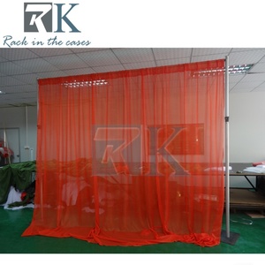 Red Drape Aluminum Pipe Drape <b>Backdrop</b> <b>Stand</b> Event Photo Booth Frame - Product Image 3