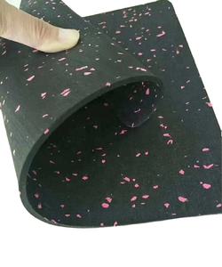 Fitness <b>Gym</b> Interlock <b>Rubber</b> Tile <b>Gym</b> <b>Rubber</b> Floor <b>Mats</b> Sport <b>Rubber</b> Flooring Rolls - Product Image 3