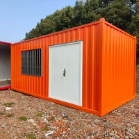 Maison préfabriquée en conteneur, maison modulaire portable préfabriquée, structure en acier, bâtiment personnalisé, hébergement pour travailleurs, bureau
