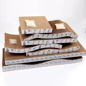 Grosir kertas bergelombang interaktif kucing peliharaan tiang penggaruk kucing karton - Product Image 5