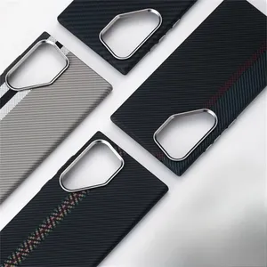 NUOVA Custodia Sottile Magnetica con Motivo a Nuvole per <span class=keywords><strong>Samsung</strong></span> Galaxy S25 S24 S26 Ultra, Cover Rigida Opaca in Carbonio con Magneti e Protezione Lente in Metallo - Product Image 3