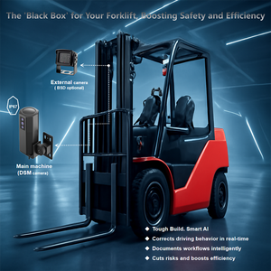 Système d'alarme d'angle mort BSD Richmor AI DSM pour la détection de la fatigue, du tabagisme et des appels, outil de surveillance pour chariot élévateur - Product Image 3