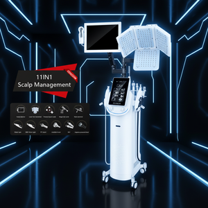 8-in-1 Scalp Management <b>Skin</b> Care <b>Machine</b> Photon Light Technology for Sustained Hair Growth Scalp Treatment Diagnostic <b>Analysis</b> - Product Image 1