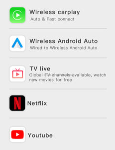 AITV <span class=keywords><strong>Carplay</strong></span> para VW, Toyota, Android, Auto, con Netflix y Youtube, 1 año de garantía - Product Image 4