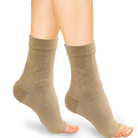 Chaussettes de Compression Sportives en Nylon Élastique Respirant et Spandex, Manchon de Pied, Chaussettes pour Fasciite Plantaire, Manchon de Compression Cheville