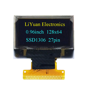 0.96 ''inch 128x64 12864 27pin ssd1308 ssd1306 ly190 LY096WG27-128064 Transcend mp320 MP3 máy nghe nhạc trắng OLED màn hình hiển thị - Product Image 3